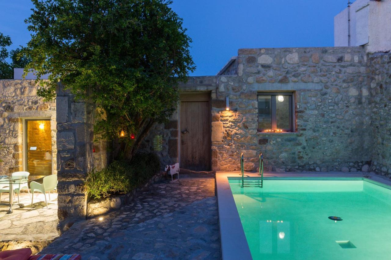 Muazzo Creta Stone House, Nature Escape With Pool, By Thinkvilla Pigí Екстериор снимка