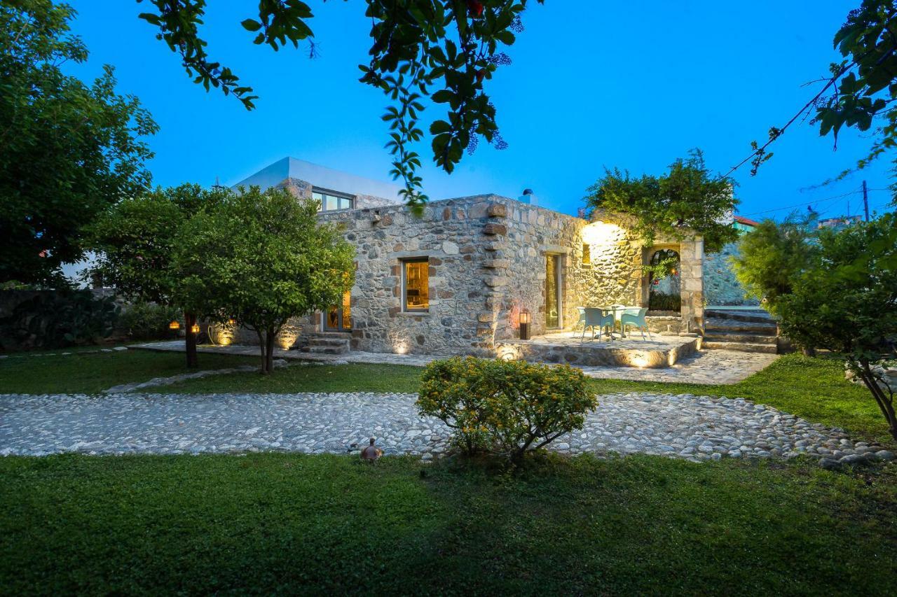 Muazzo Creta Stone House, Nature Escape With Pool, By Thinkvilla Pigí Екстериор снимка