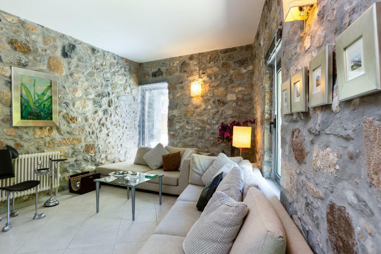 Muazzo Creta Stone House, Nature Escape With Pool, By Thinkvilla Pigí Екстериор снимка