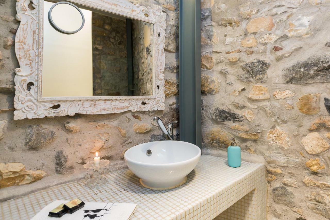 Muazzo Creta Stone House, Nature Escape With Pool, By Thinkvilla Pigí Екстериор снимка