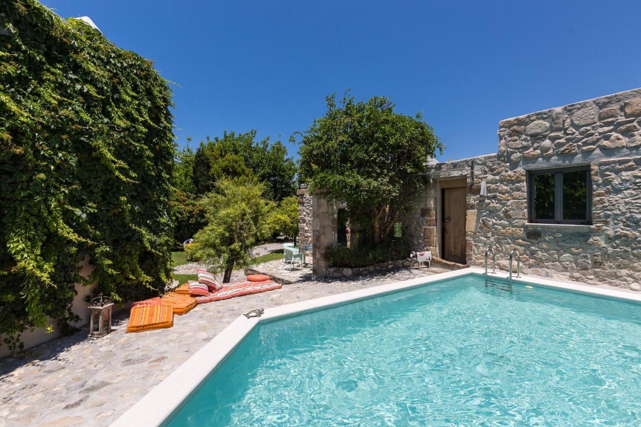 Muazzo Creta Stone House, Nature Escape With Pool, By Thinkvilla Pigí Екстериор снимка